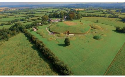 Knowth - aerial