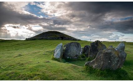 Loughcrew Cairns and standing stones